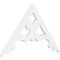 Ekena Millwork Pitch Brontes Architectural Grade PVC Gable Pediment, 36"W x 21"H x 1"P (14/12) GPP036X021X100BRO - alternate 1